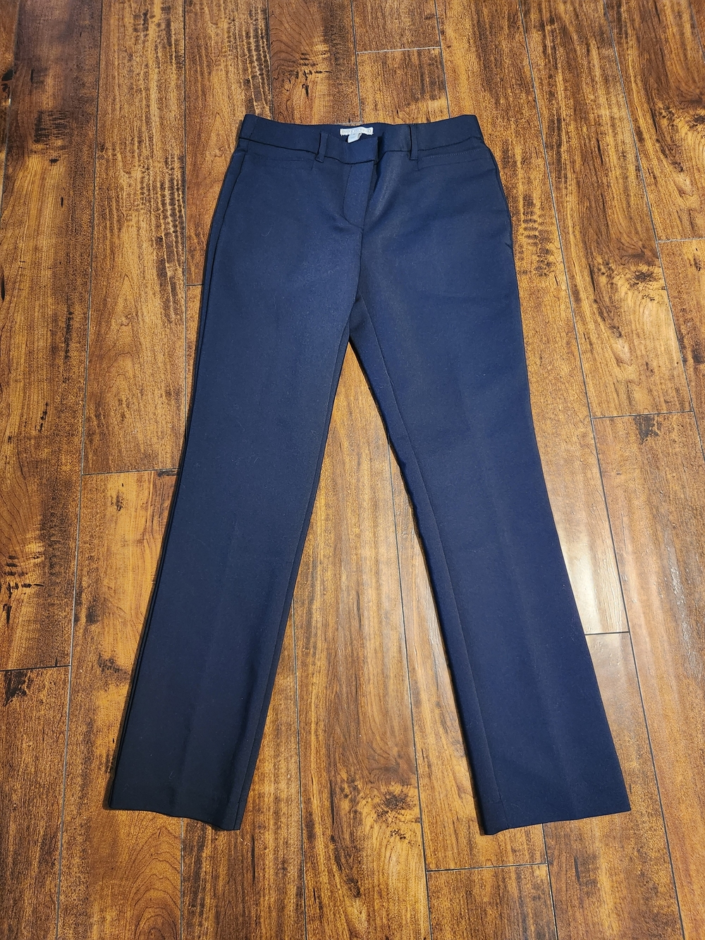 Dana Buchman Navy Straight-Leg Dress Trousers Women's 6